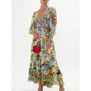 Dress Light Luxury High-Grade Mulberry Silk Print French Retro Temperament Fairy